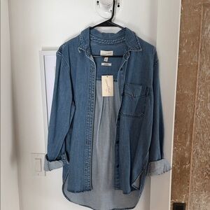 Universal Thread Light Blue Denim Shirt Jacket